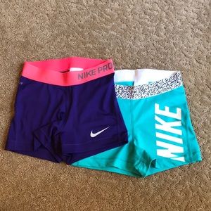 Nike Pro Shorts x2